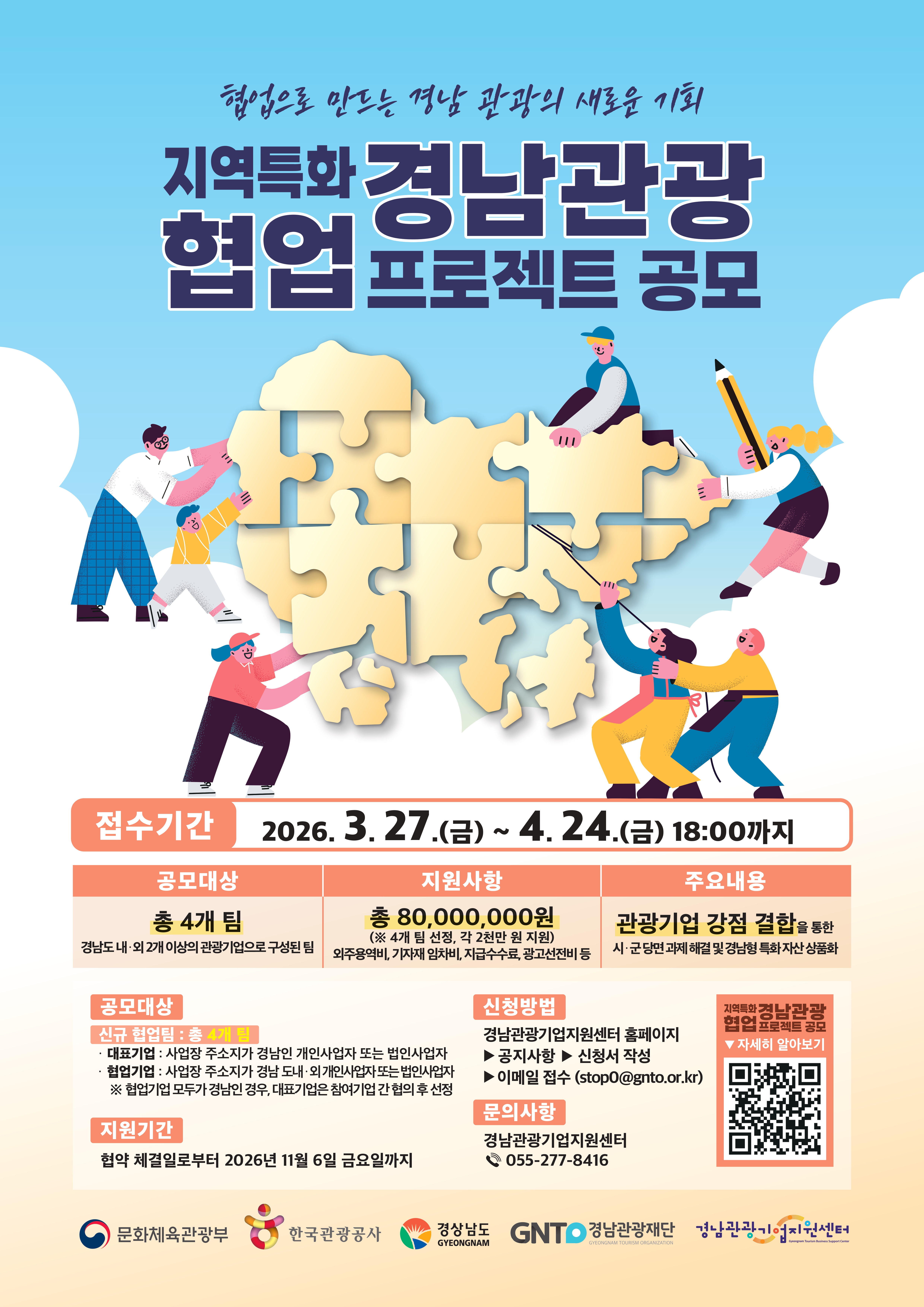 「지역특화 경남관광 협업 프로젝트 공모」 안내 1