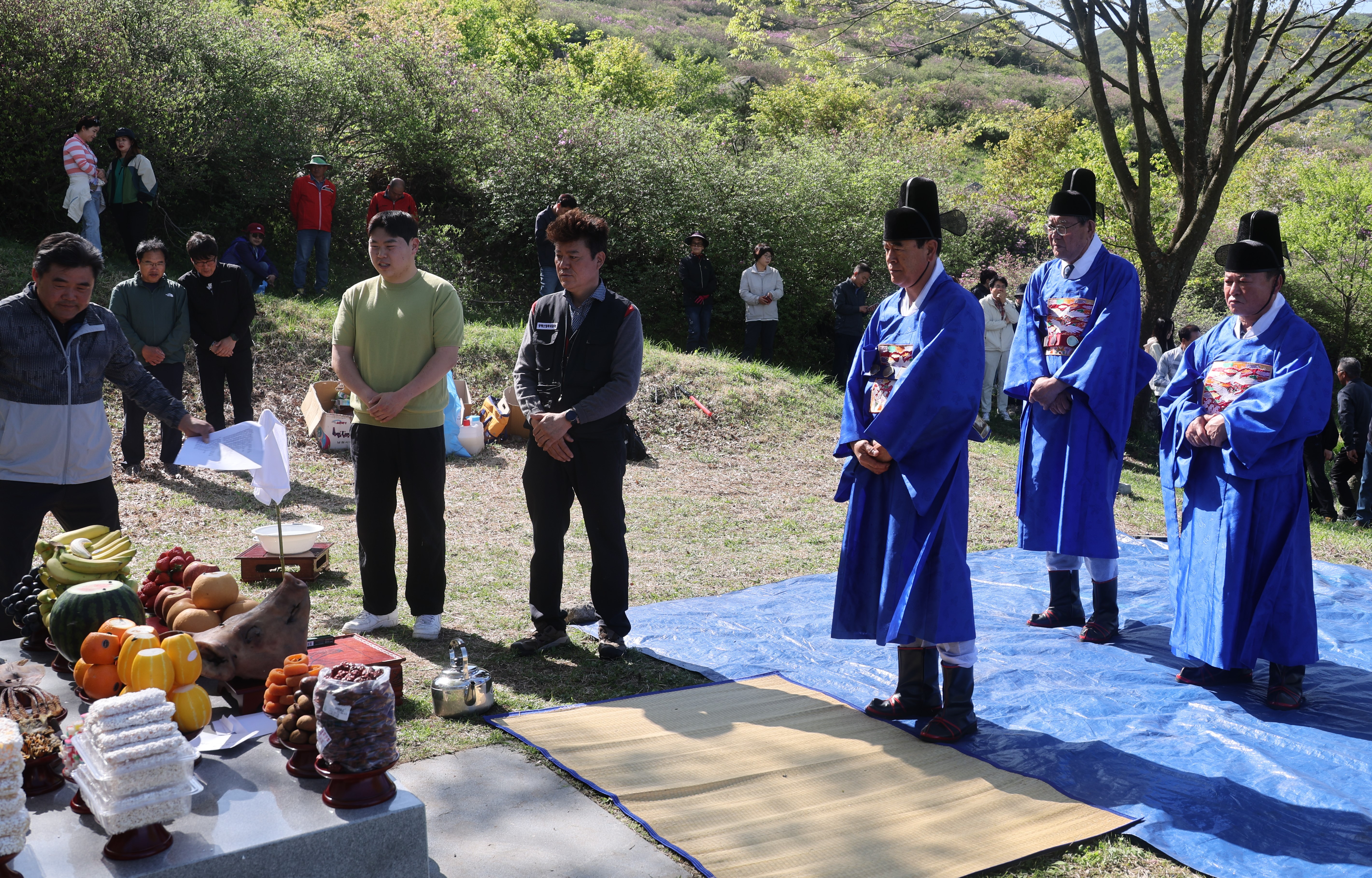 황매산 철쭉 풍년 제례