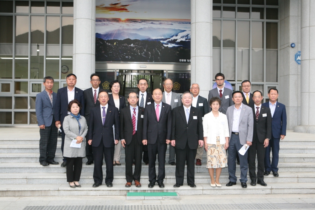 사사야마시 대표단 산청군의회 방문